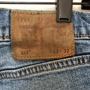 Men’s 513 Levi’s 33 x 32 Faded wash